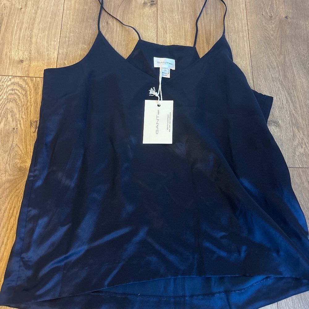 Gant silk spaghetti strap top M